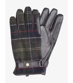 Heren Barbour Newbrough tartan gloves - classic