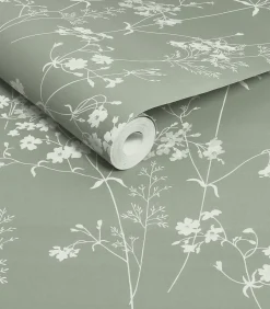 Next - Vliesbehang - Leaf Sage - 1000x52