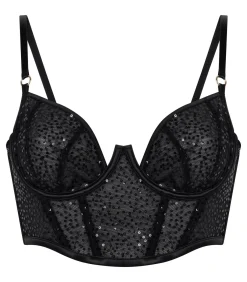 New Niet-voorgevormde longline beugel bh Elle DAMES Bh's En Body's