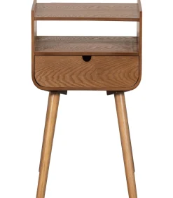 WOOOD Nils Nachtkastje/Bijzettafel - Hout - Naturel - 54x36x30