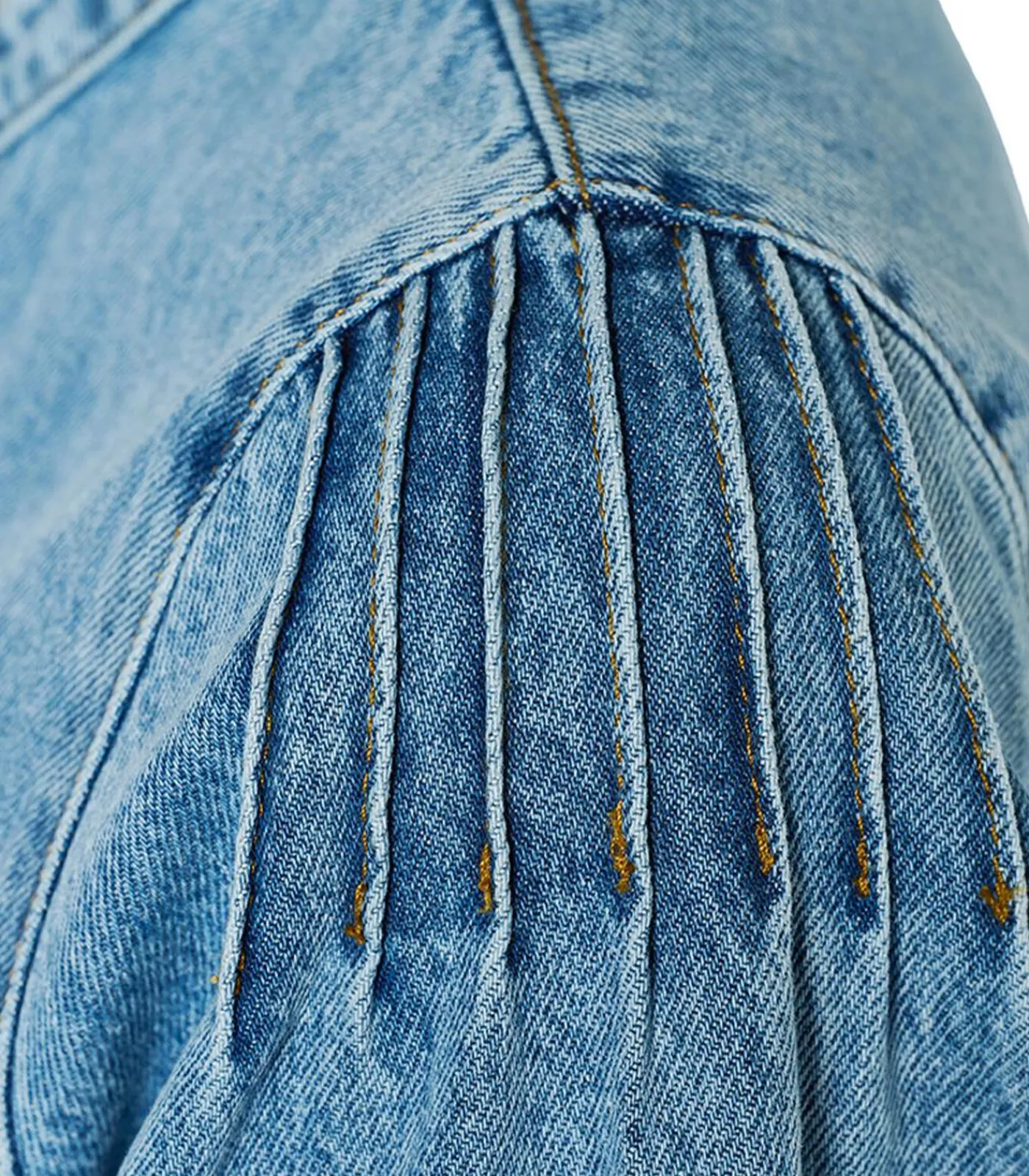 DAMES Mart Visser Nina Denim Blouse Denim Blauw