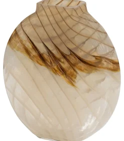 WOOOD Norbert Vaas - Handgevormd - Glas - Bruin - 26x25x8