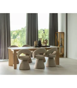 WOOOD Norbert Vaas - Handgevormd - Glas - Bruin - 26x25x8