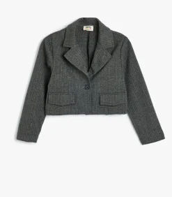 Clearance Normaal Met knoppen Jasje Kinderen Jassen