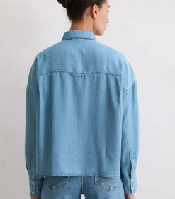 Normale spijkerblouse DAMES Overhemden & Blouses