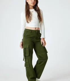 Kinderen Koton Normale taille Brede pijpen Jeansbroek