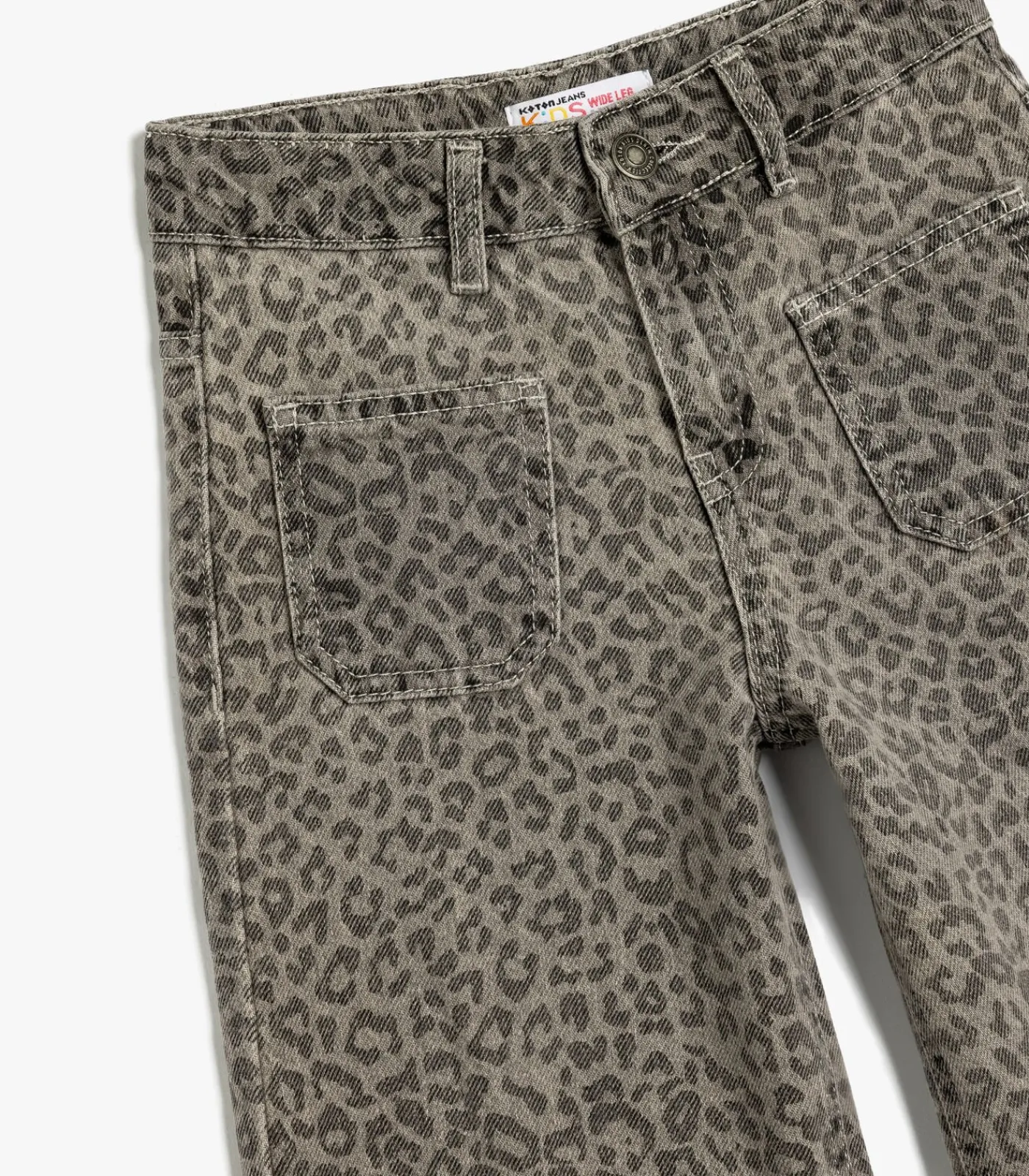 Kinderen Koton Normale taille Brede pijpen Jeansbroek