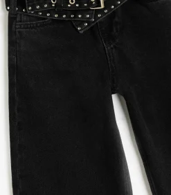 Normale taille Brede pijpen Jeansbroek Kinderen Jeans