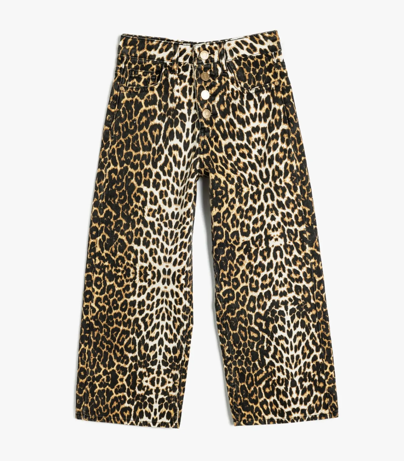 Kinderen Koton Normale taille Brede pijpen Jeansbroek