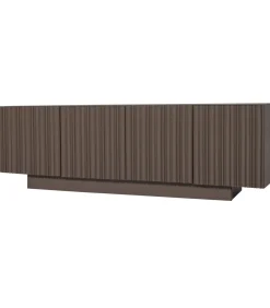 WOOOD Nova Tv Meubel 200 cm - Grenen - Truffel Bruin - 54x200x40