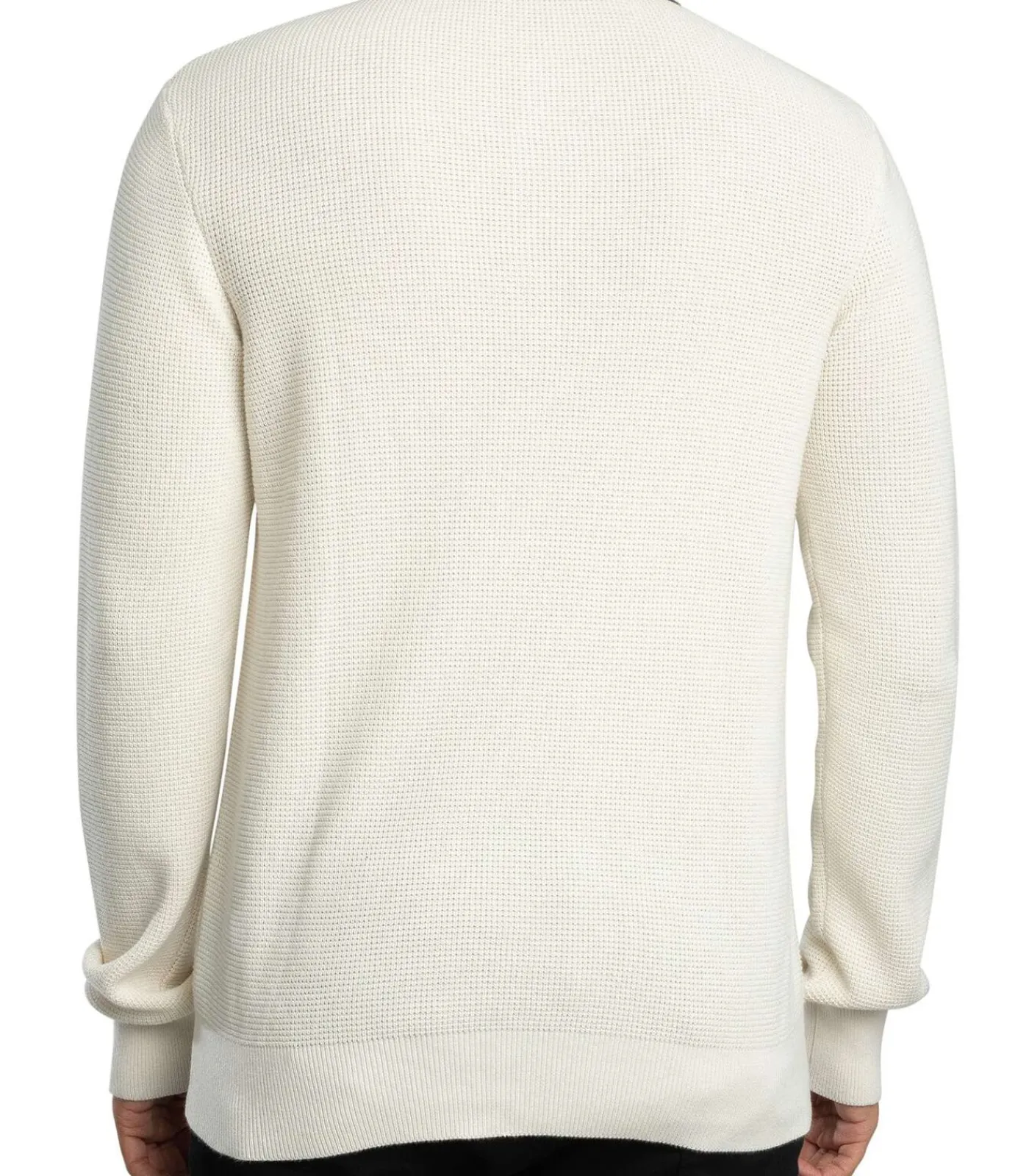 Outlet Nowell Wafelgebreid Poloshirt Met Lange Mouwen Heren T-Shirts & Polo's