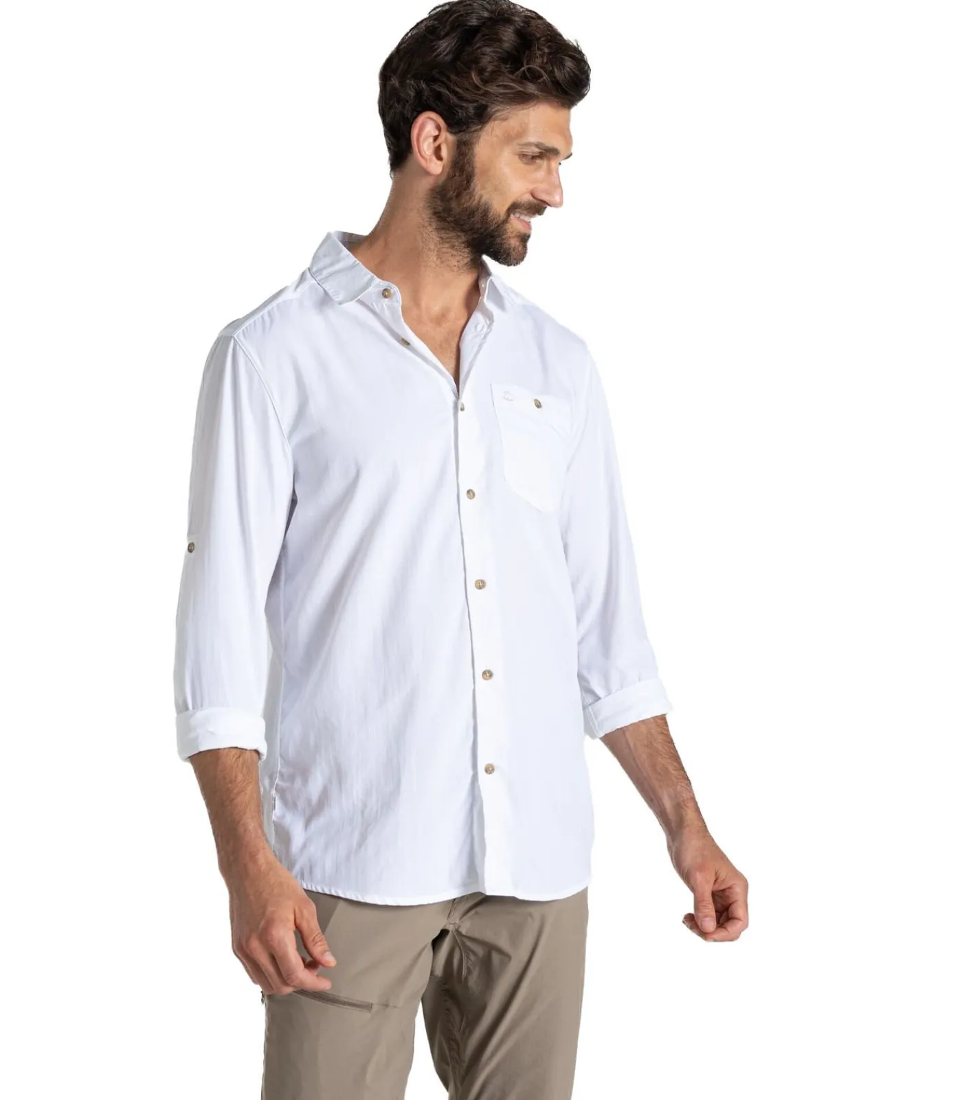 Outlet NUORO II - Shirt - Wit Heren Hemden