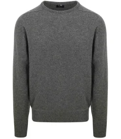 Discount O Lamswol Grijs Heren Truien & Cardigans
