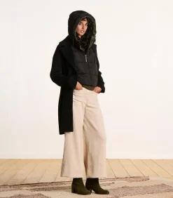 DAMES La Fée Maraboutée Omkeerbare capuchon zwart en kaki