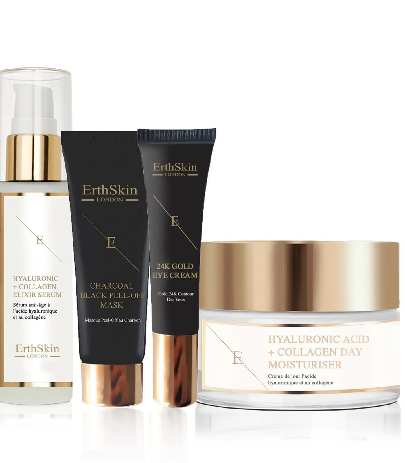 Sale ONDER OOGCRÈME + Collageenserum + Dagcrème + HOUTSKOOL ZWART PEEL-OFF MASKER Gezicht Sets