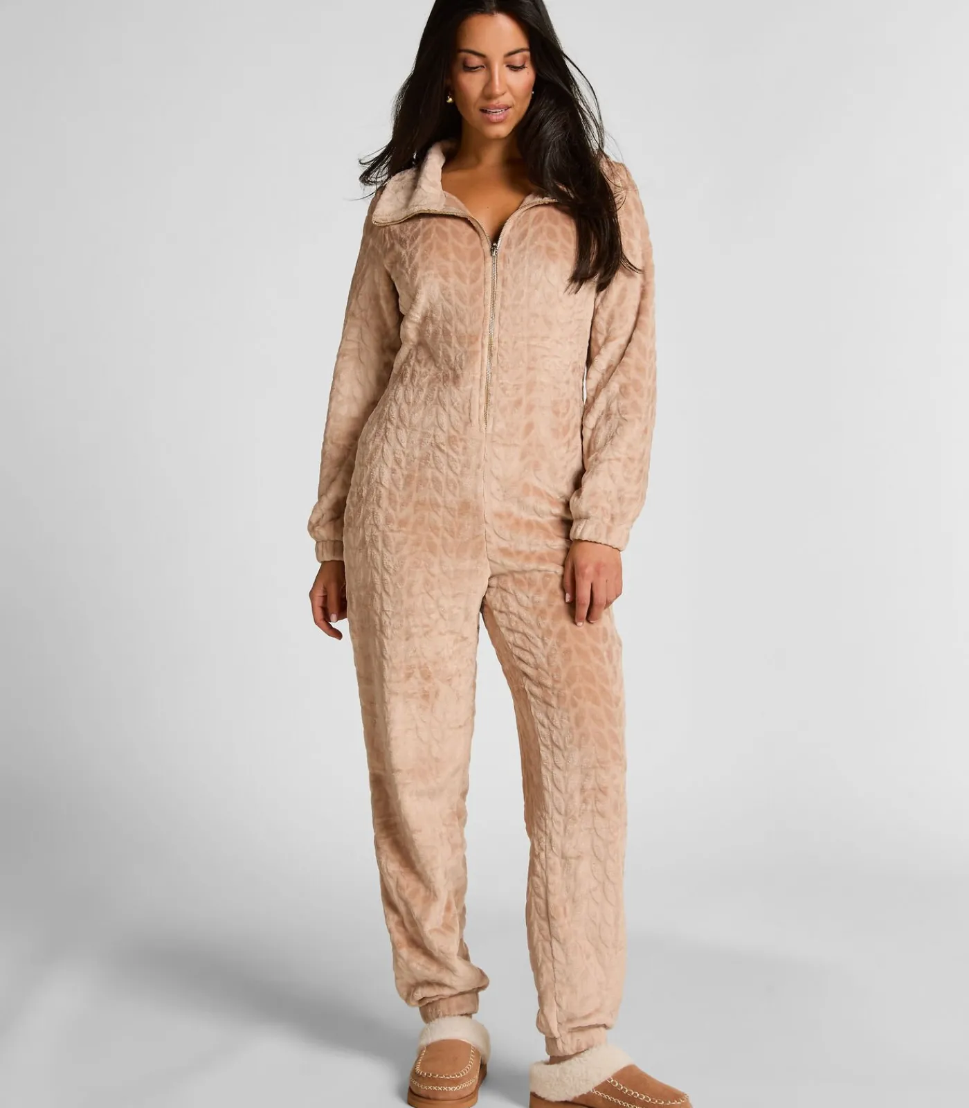 DAMES Hunkemöller Onesie met kabelontwerp en rits