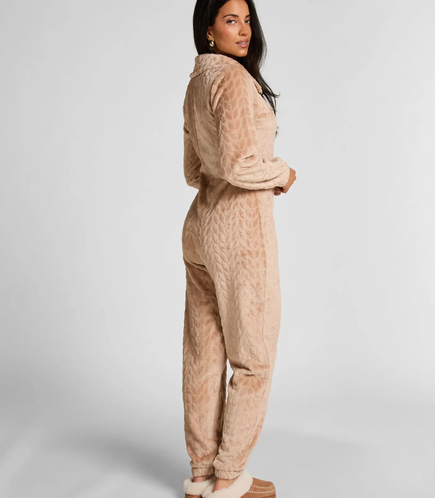 DAMES Hunkemöller Onesie met kabelontwerp en rits