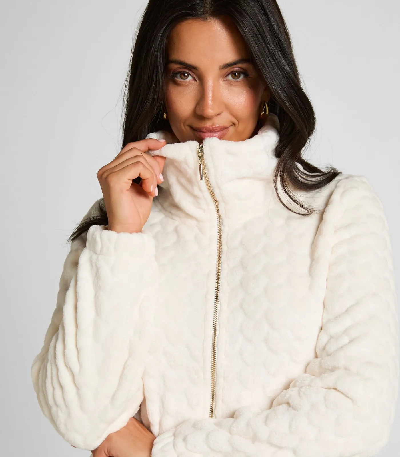 DAMES Hunkemöller Onesie met kabelontwerp en rits