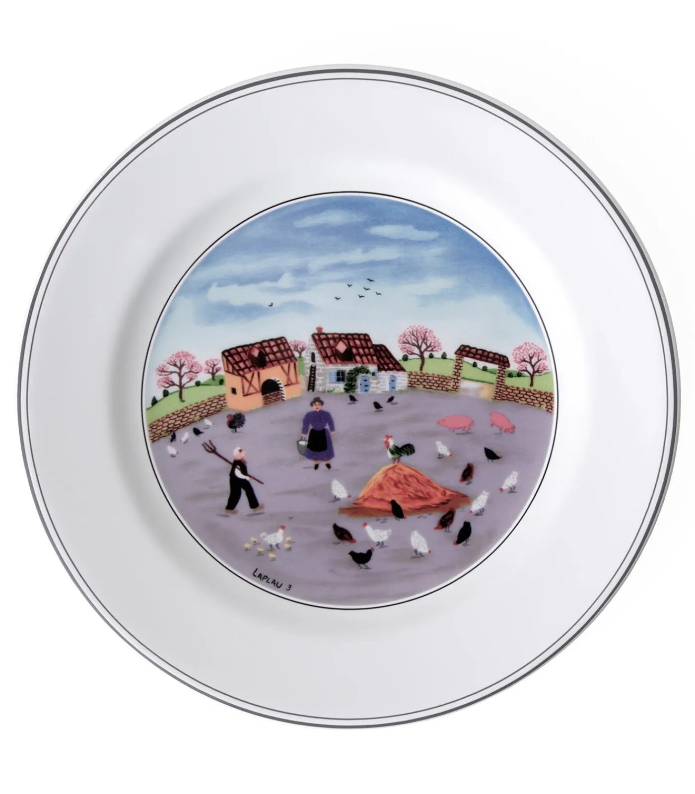 Villeroy & Boch Ontbijtbord Pluimveehouderij Design Naif