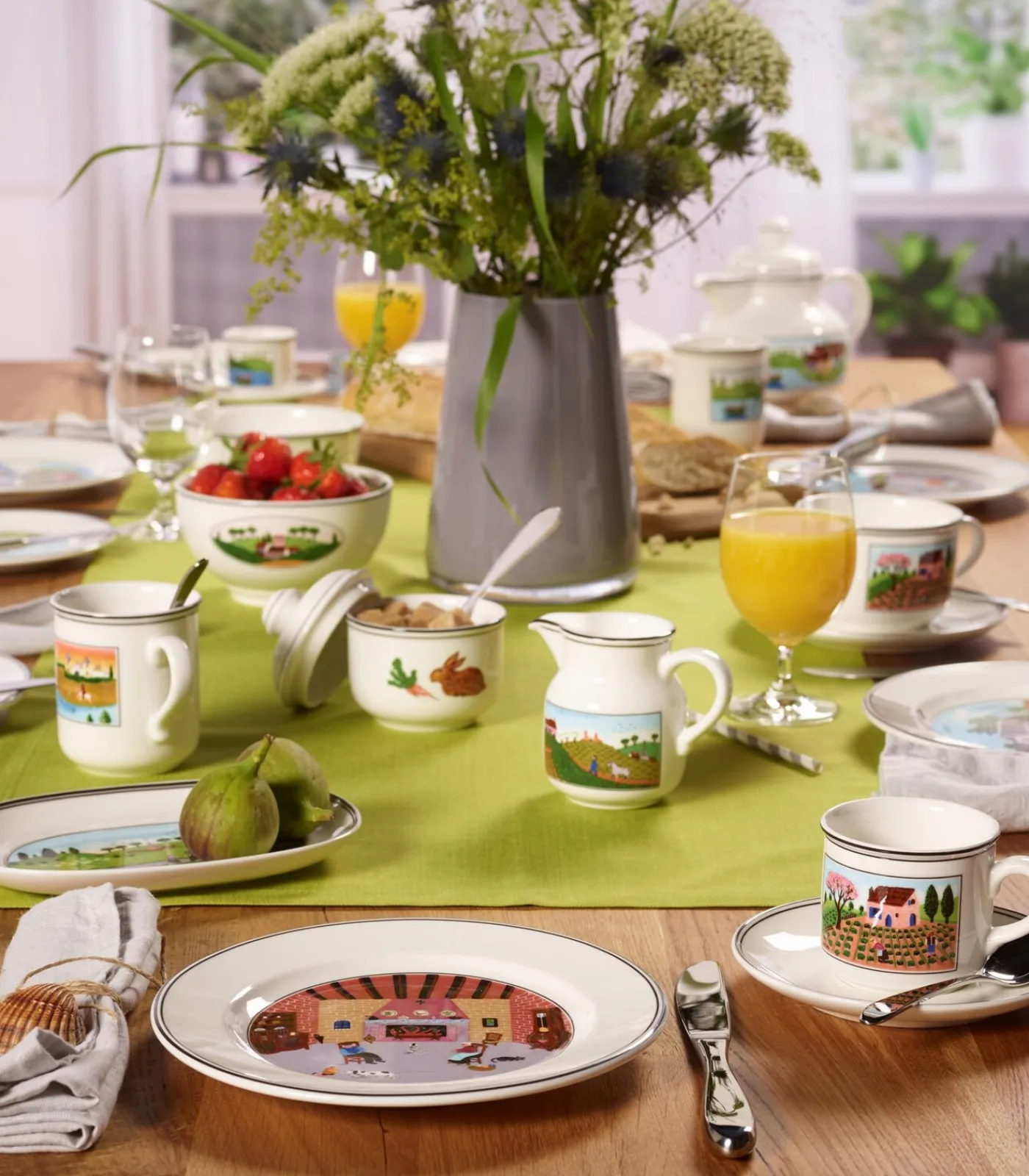 Villeroy & Boch Ontbijtbord Pluimveehouderij Design Naif