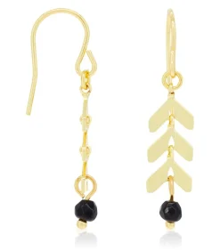 Oorbellen "Antia" Zwarte Agaat DAMES Oorbellen