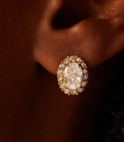 DAMES Lucardi Oorbellen Staal