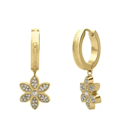 Discount Oorbellen Staal - bloem DAMES Oorbellen