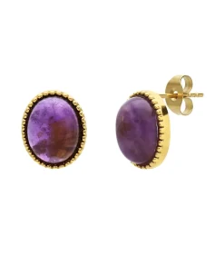 DAMES Lucardi Oorbellen Staal - Goudkleurig