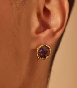 DAMES Lucardi Oorbellen Staal - Goudkleurig