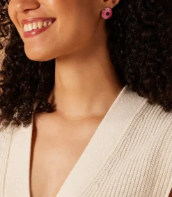 DAMES GUESS Oorbellen Staal - Goudkleurig