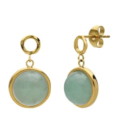 DAMES Lucardi Oorbellen Staal - Goudkleurig