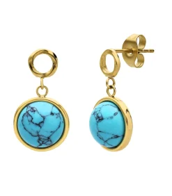 Clearance Oorbellen Staal - Goudkleurig DAMES Oorbellen