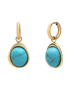 DAMES Lucardi Oorbellen Staal - Goudkleurig