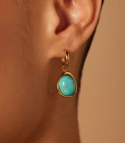 DAMES Lucardi Oorbellen Staal - Goudkleurig