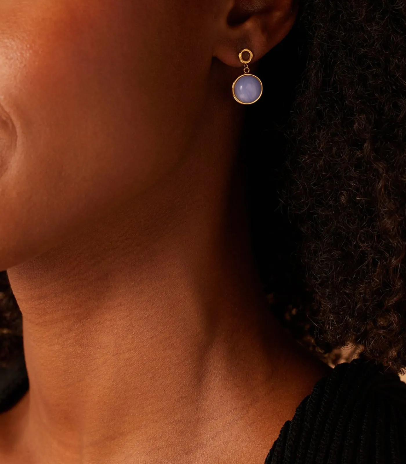 DAMES Lucardi Oorbellen Staal - Goudkleurig