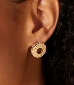 DAMES GUESS Oorbellen Staal - Goudkleurig