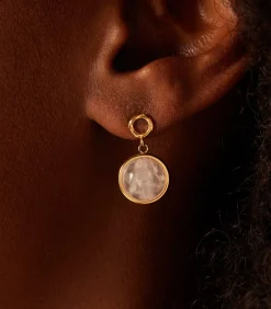 DAMES Lucardi Oorbellen Staal - Goudkleurig