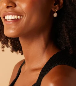 DAMES Lucardi Oorbellen Staal - Goudkleurig