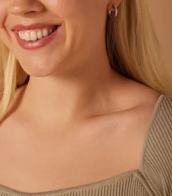 DAMES Lucardi Oorbellen Staal - Zilverkleurig