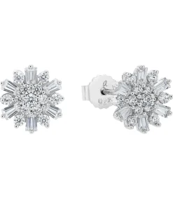 DAMES Amor Oorbellen voor dames, 925 Sterling zilver, zirkonia synth.