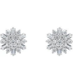 DAMES Amor Oorbellen voor dames, 925 Sterling zilver, zirkonia synth.