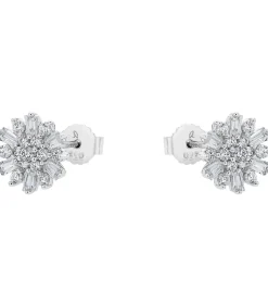 DAMES Amor Oorbellen voor dames, 925 Sterling zilver, zirkonia synth.