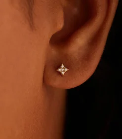 DAMES Lucardi Oorbellen Zilver - Goudkleurig