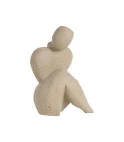 Sale Ornament Abstracto Tip Large - Bruin - 17x11x22cm Decoratie