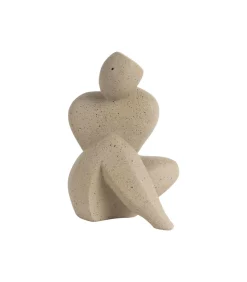 Sale Ornament Abstracto Tip Large - Bruin - 17x11x22cm Decoratie