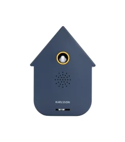 Hot Ornament Sound Box Modern Cuckoo - Blauw - 12x7.5x11.5cm Decoratie