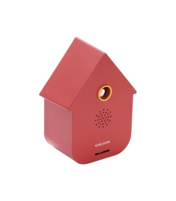 Karlsson Ornament Sound Box Modern Cuckoo - Rood - 12x7.5x11.5cm