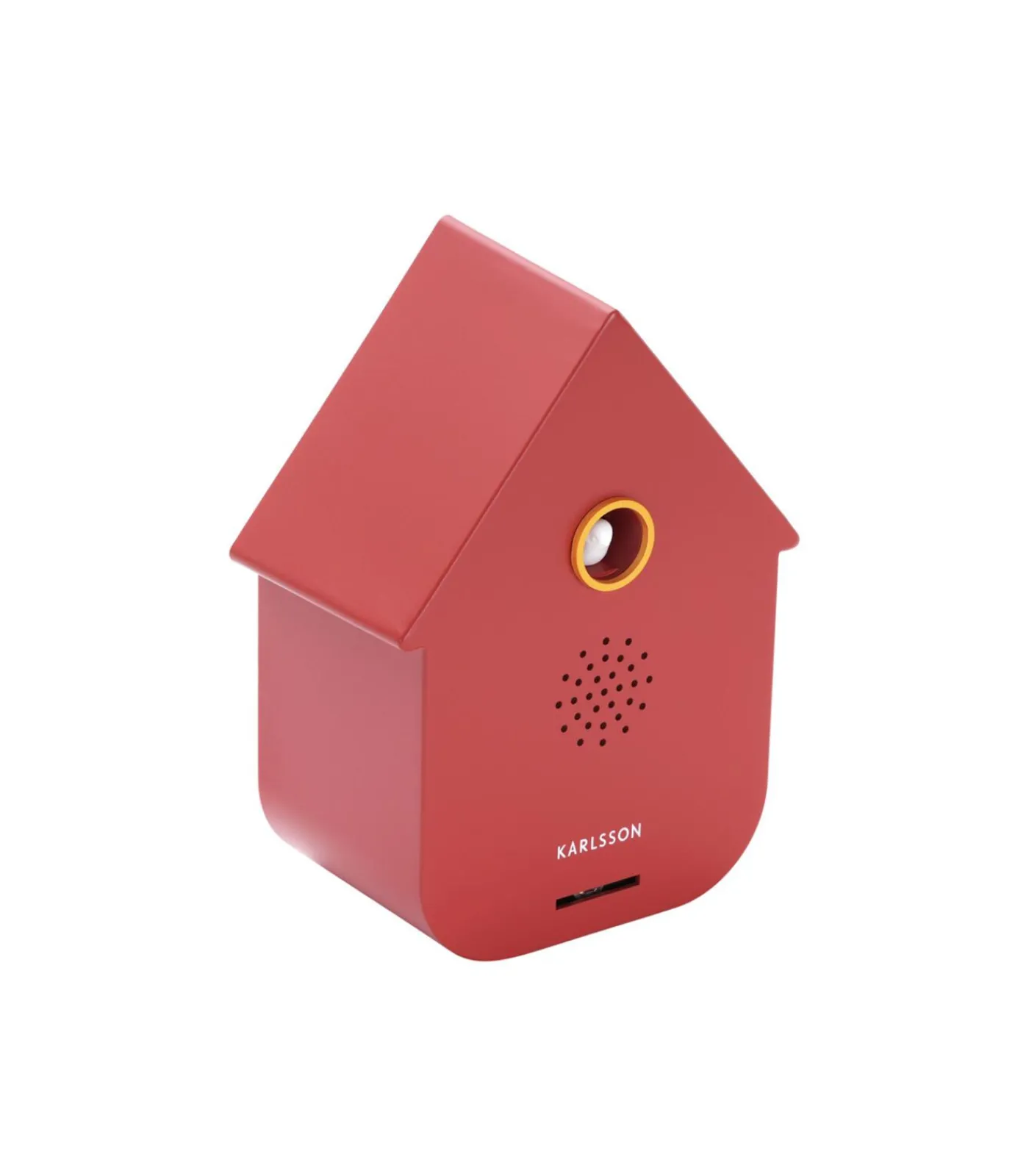Karlsson Ornament Sound Box Modern Cuckoo - Rood - 12x7.5x11.5cm