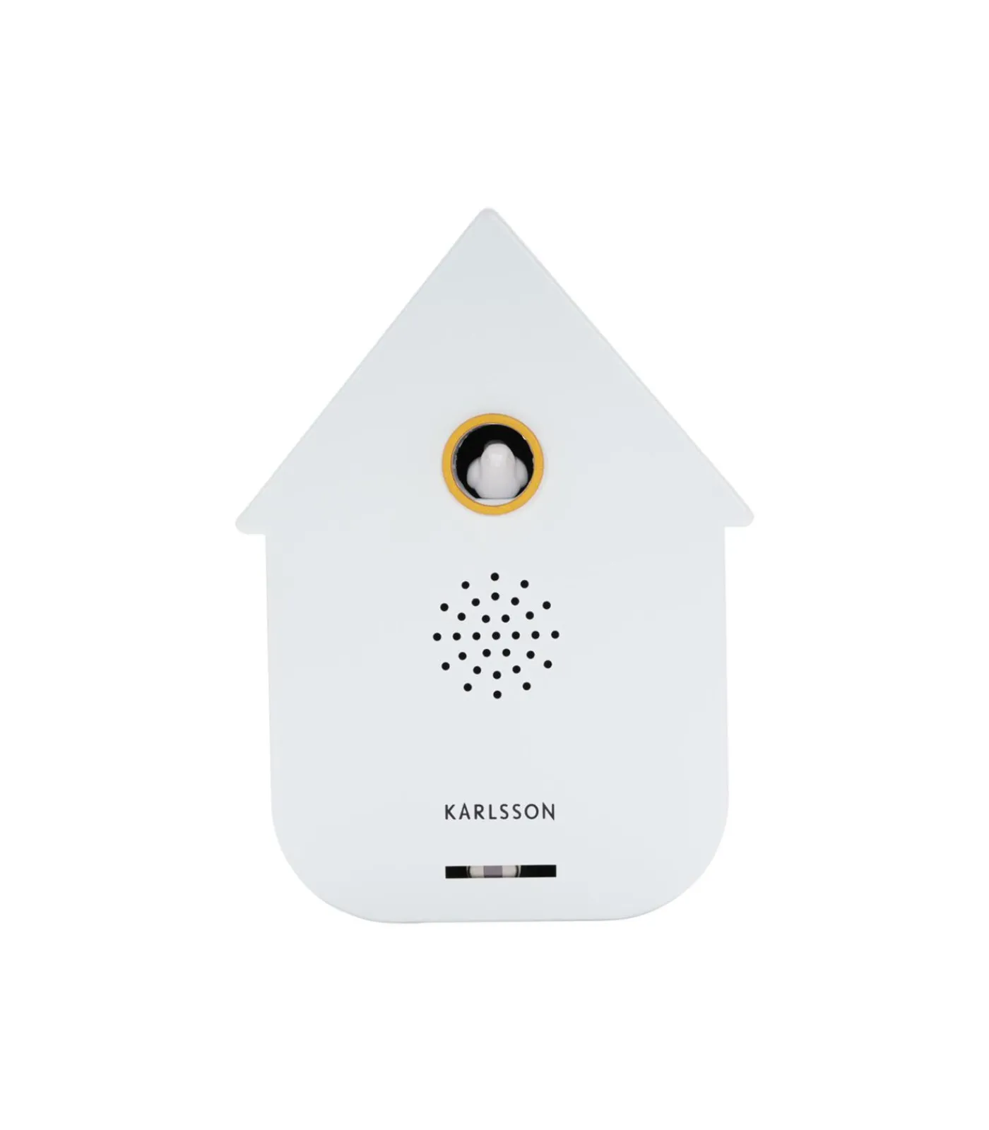 Karlsson Ornament Sound Box Modern Cuckoo - Wit - 12x7.5x11.5cm