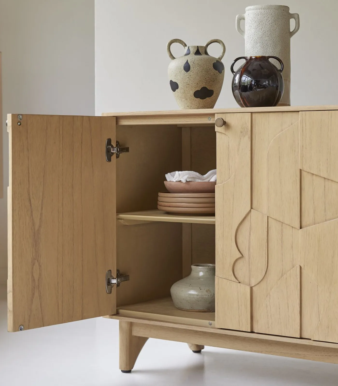 Tikamoon Otho - Buffetkast in mindihout, 165 cm